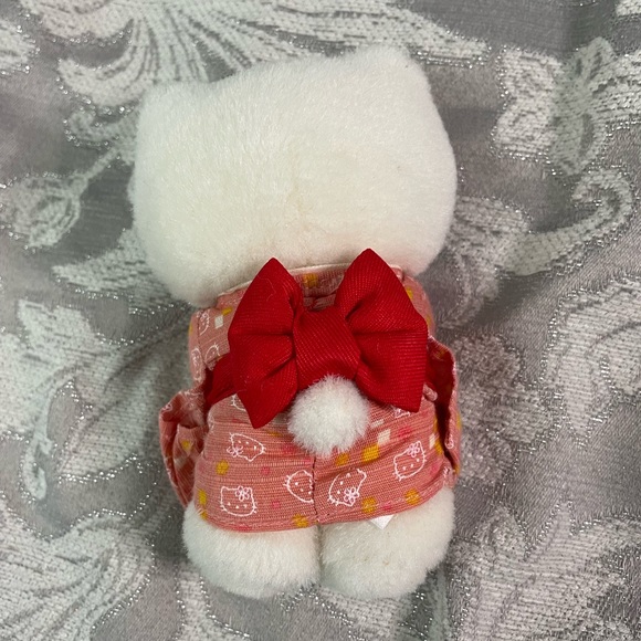 Rare Hello Kitty Japanese Pink Kimono Standing Plush Doll Sanrio 2002 - Picture 5 of 7